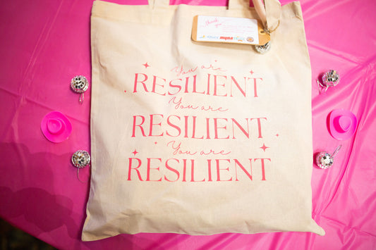 You Are Resilient Tote Bag | Affirmation